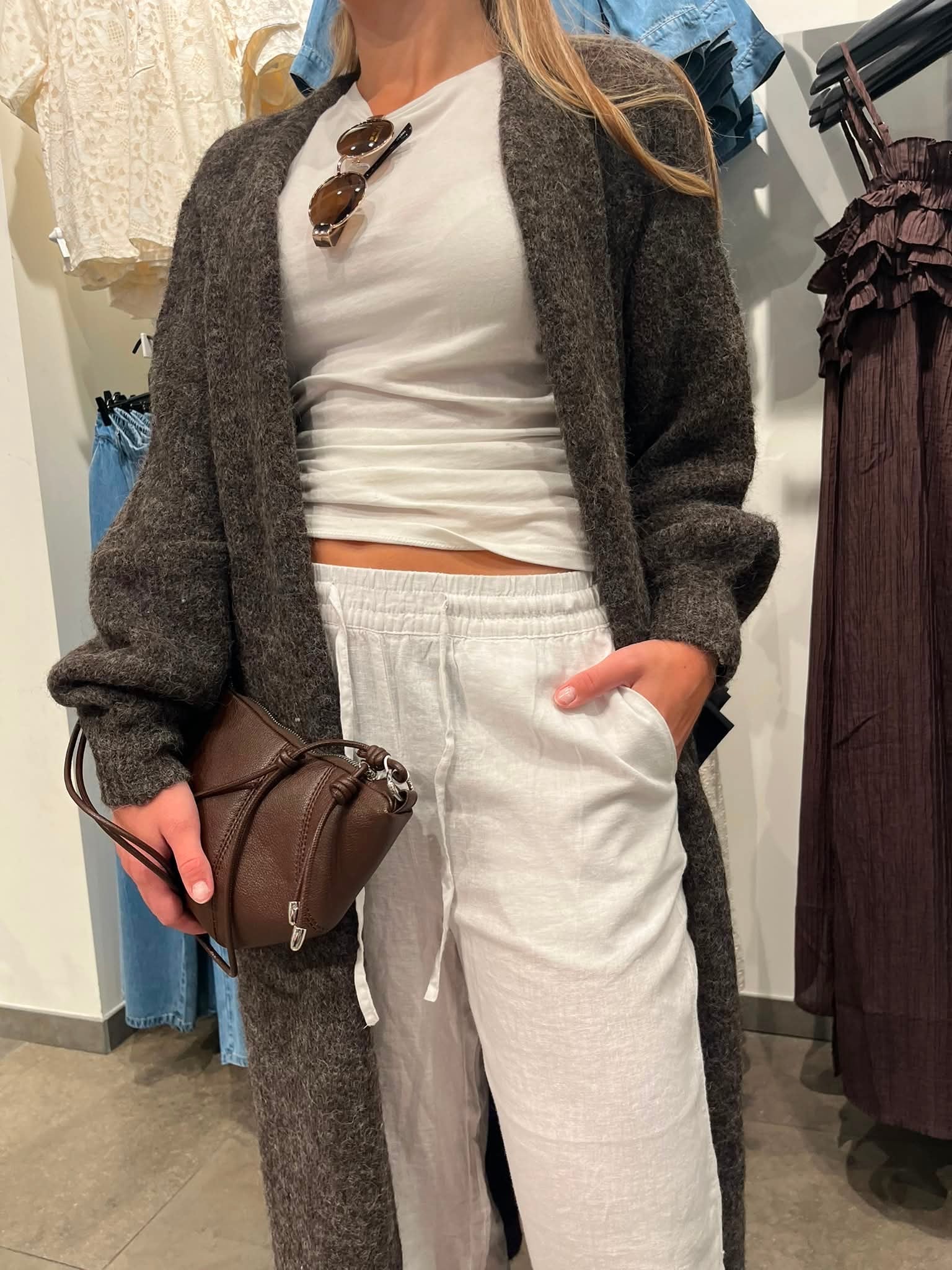VMAGNES Knit Cardigan - Chocolate Torte - VERO MODA & VILA Bergvik